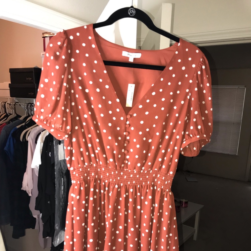 Orange dress